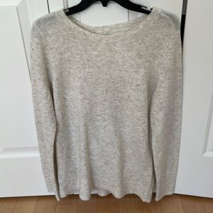 Loft Crossover Bar Open Back Sweater